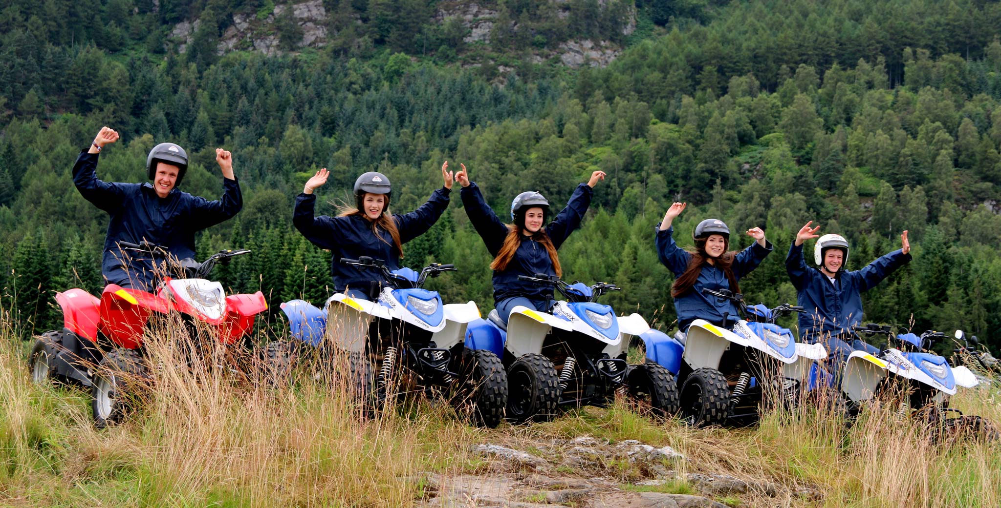 Quad biking